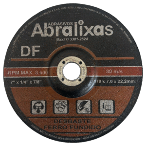Disco de desbaste de ferro fundido 7