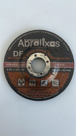 Disco de desbaste de aço 4.1/2
